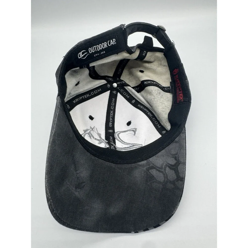 Kryptek 2nd Amendment 1791 2A American Flag Hat OC Black Tactical Cap Adjust